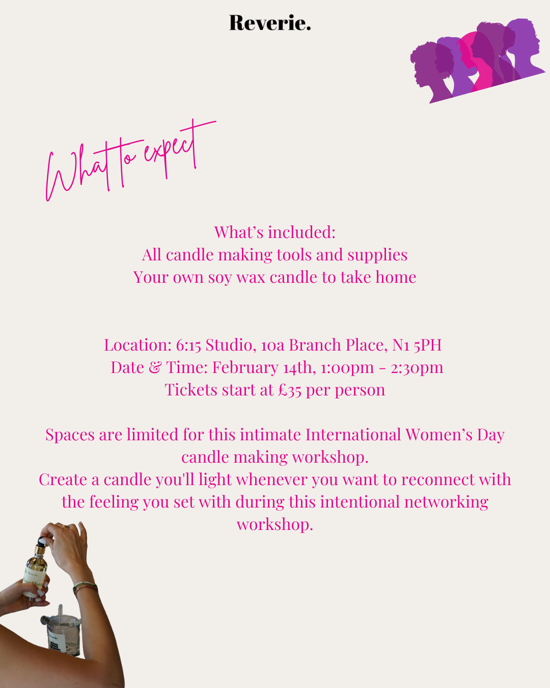 International Women's Day Candle Making Workshop