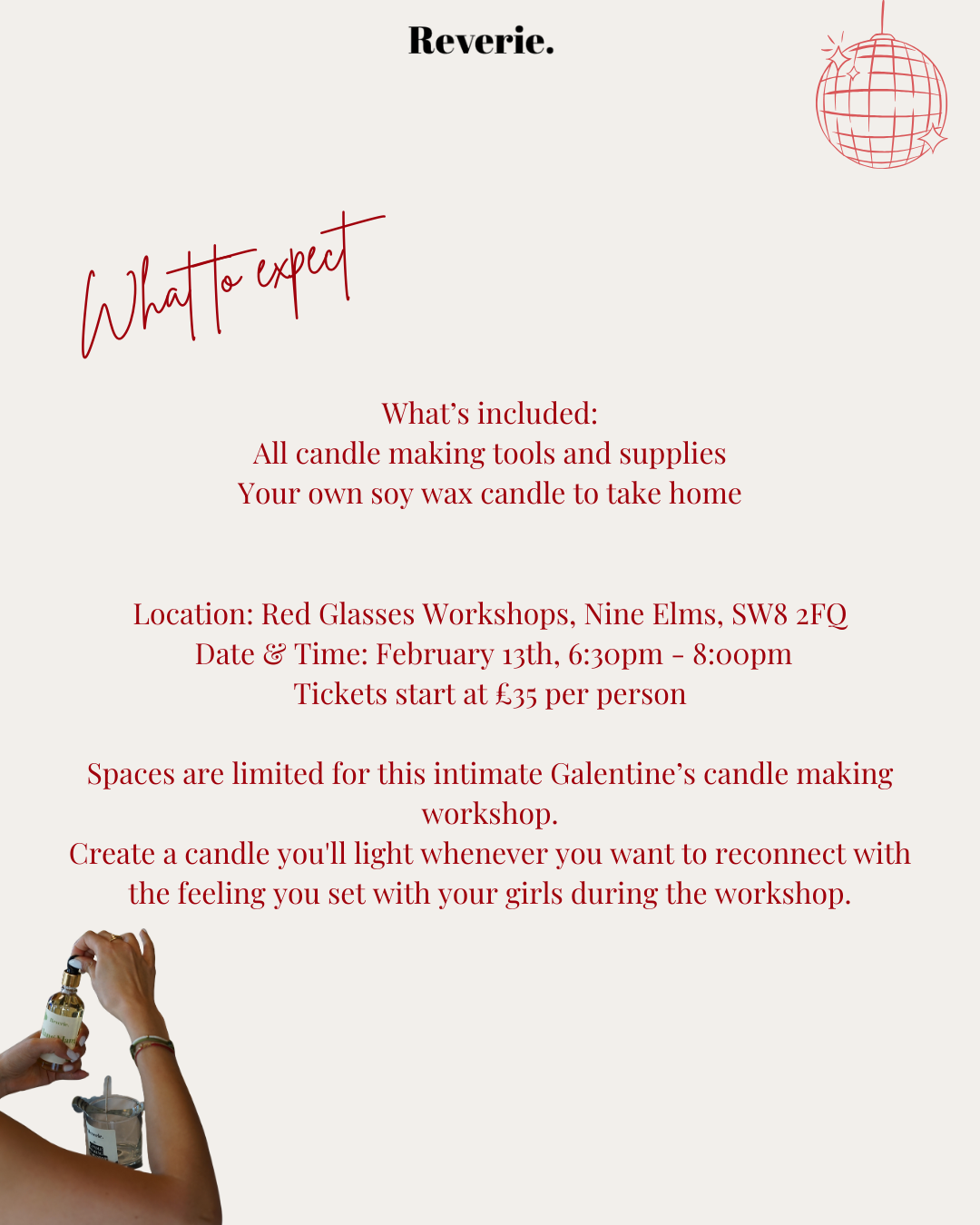 Galentine's Day Candle Making Workshop