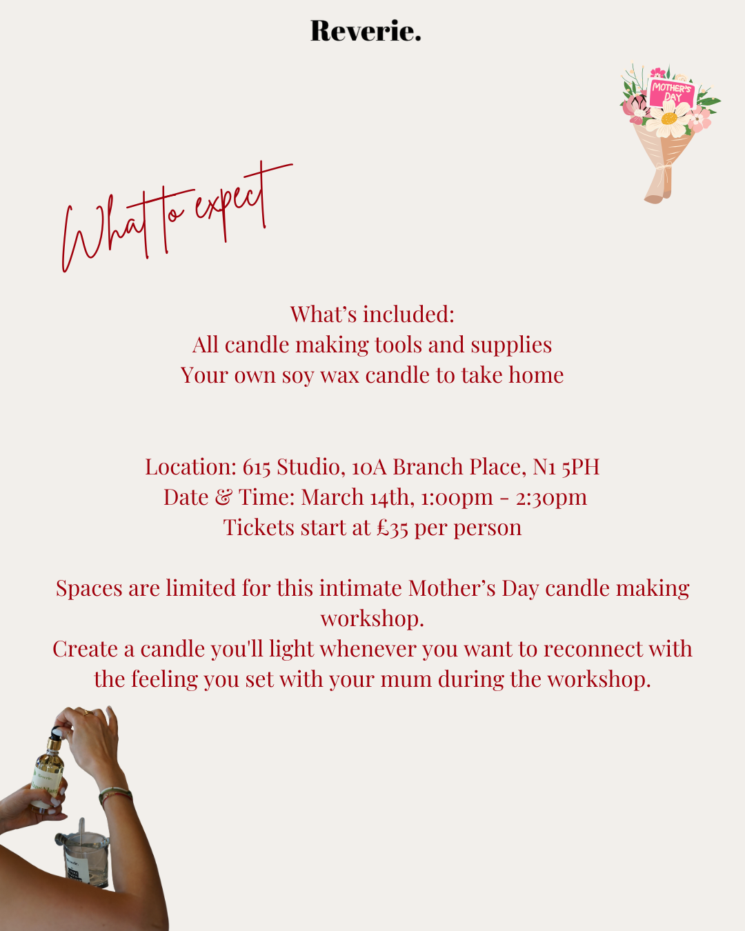 Mother's Day Candle Making Workshop