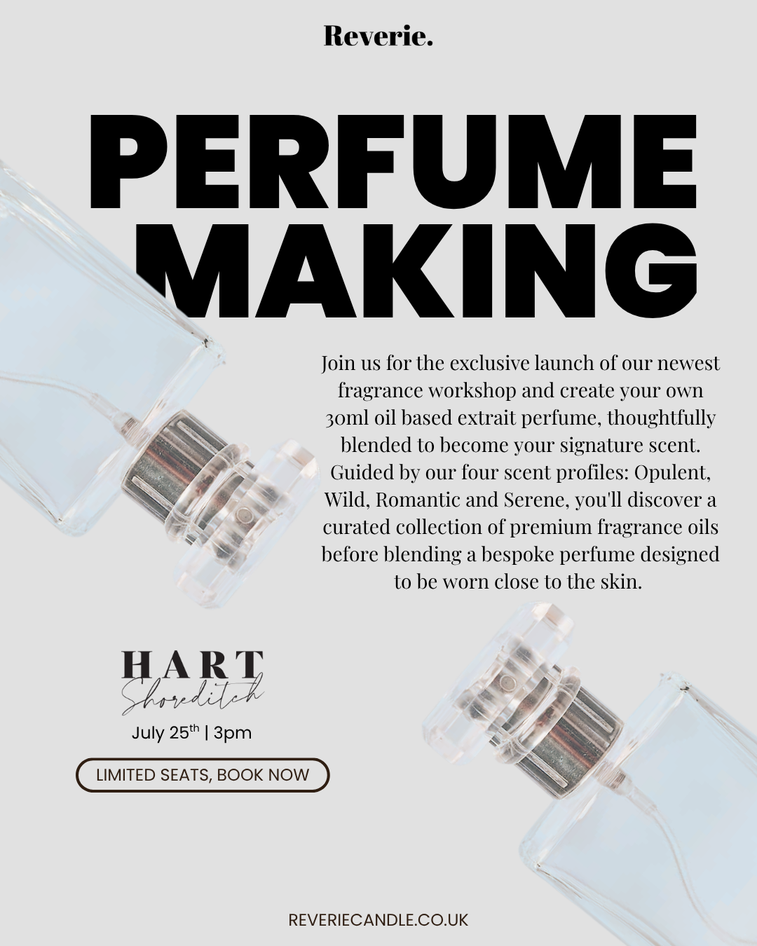 Perfume Making Workshop | London | July 25th