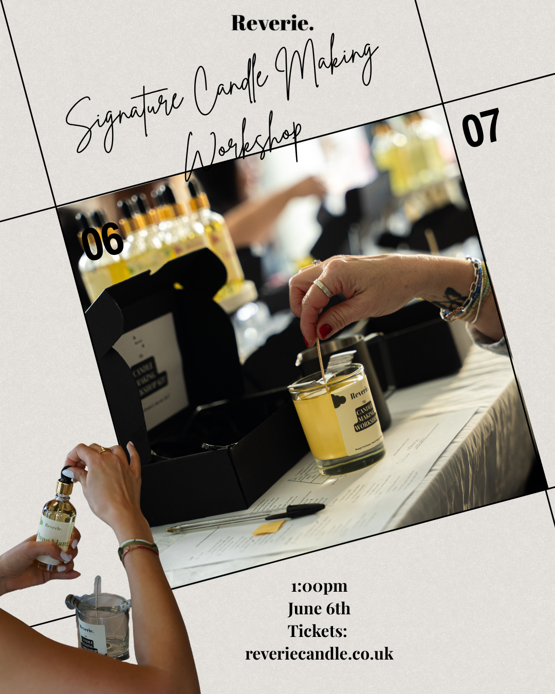 Signature Candle Making Workshop | Northampton