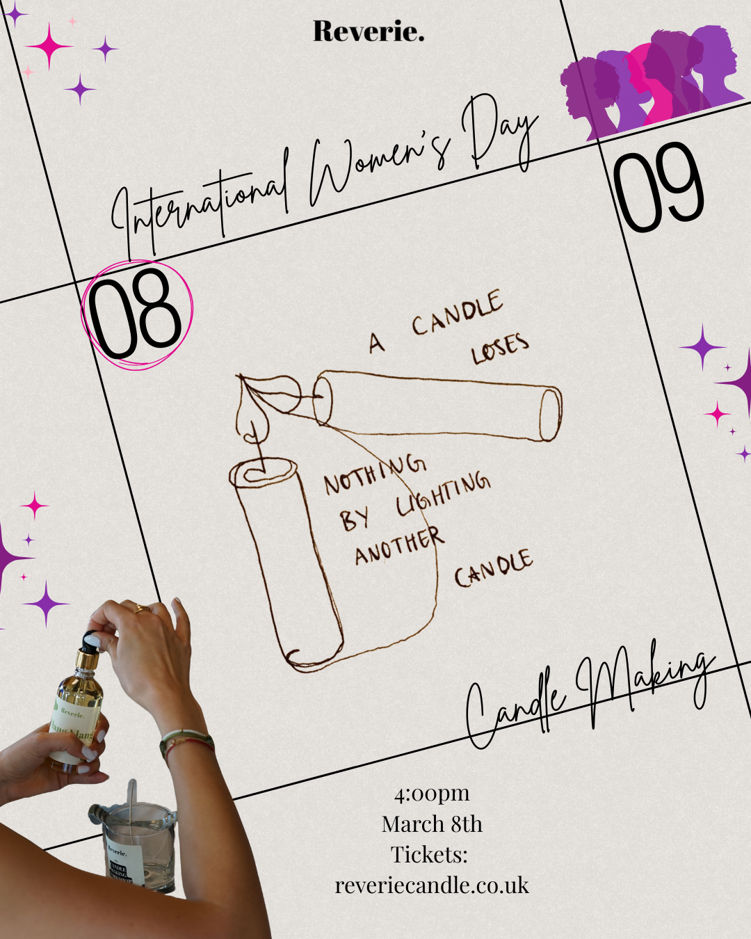 International Women's Day Candle Making Workshop