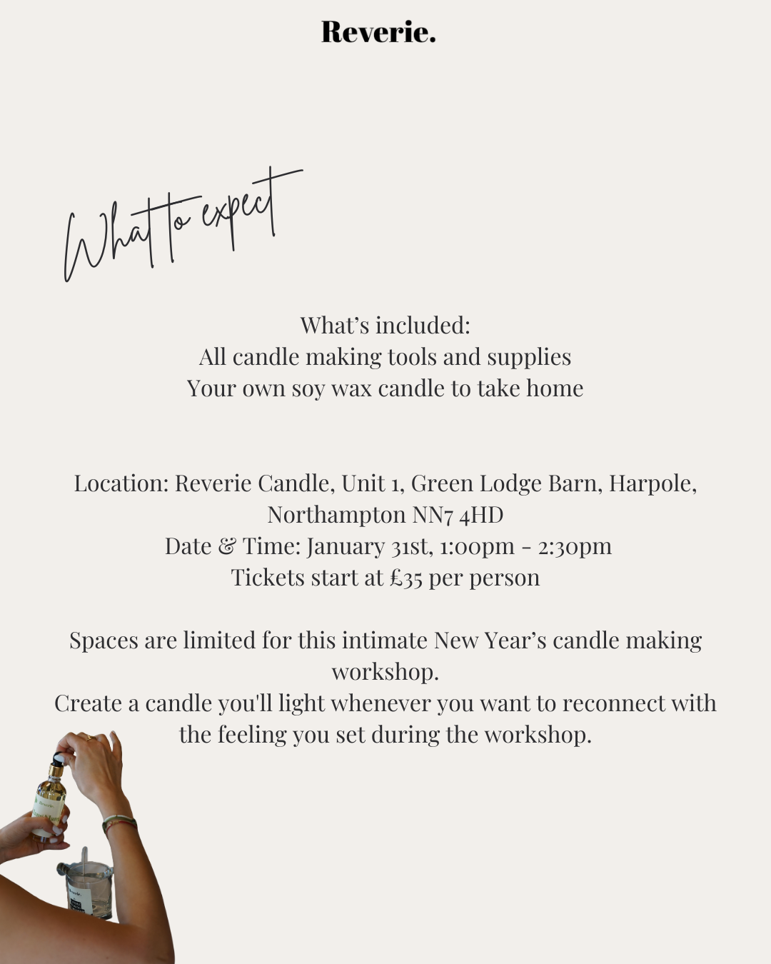 New Year Candle Making Workshop