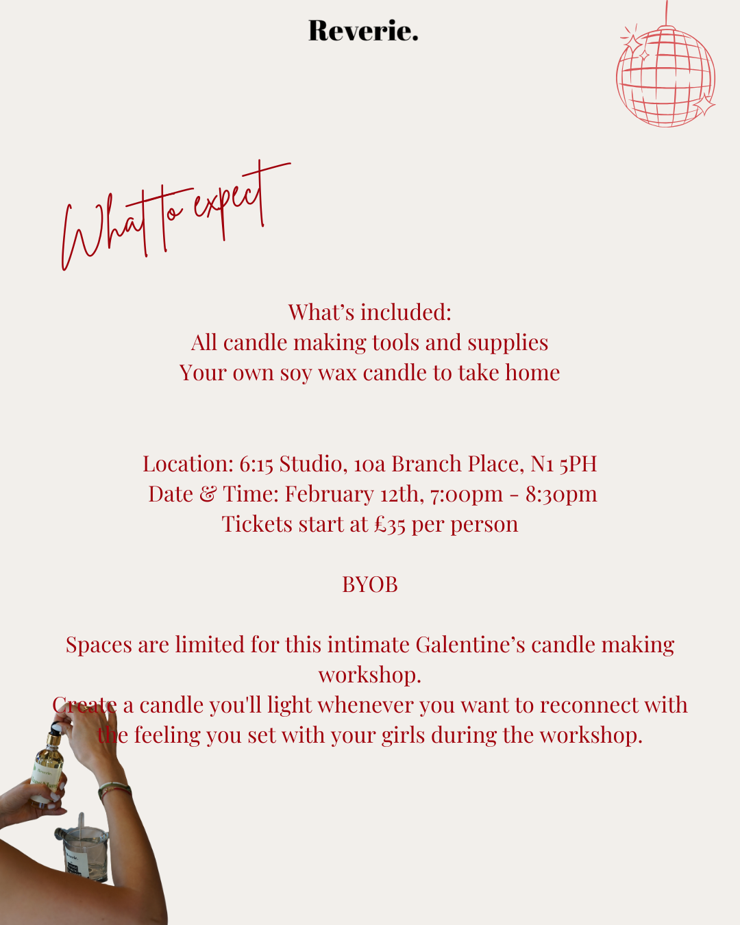 Galentine's Day Candle Making Workshop